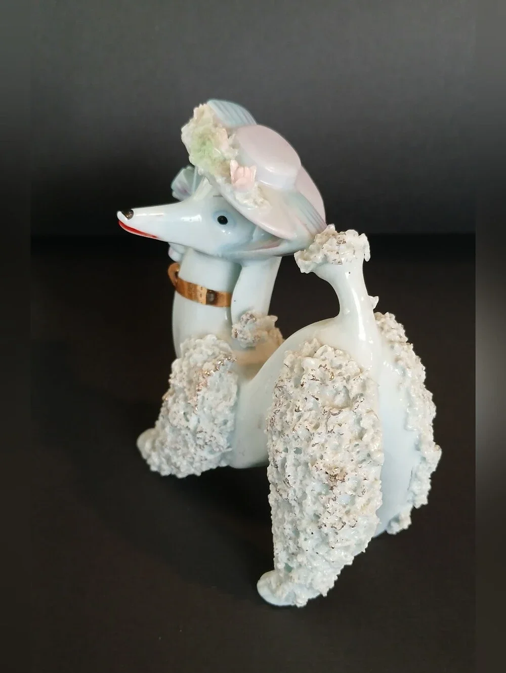 Vintage 1950's Spaghetti Poodle Ceramic